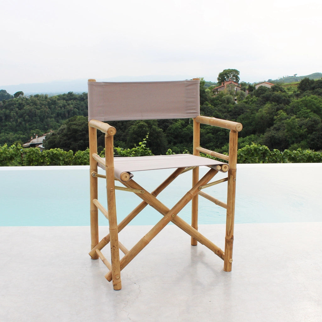 Sedia regista in bamboo pieghevole - BAMBOO