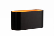 Applique Lucide Xera G9 42W nero ottone 23254/01/30