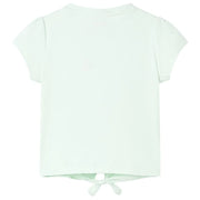 Maglietta da Bambina Menta Chiaro 128 10707
