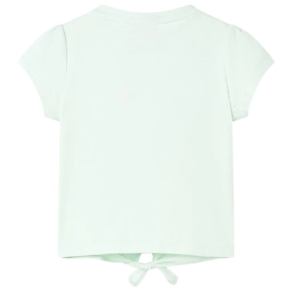 Maglietta da Bambina Menta Chiaro 128 10707