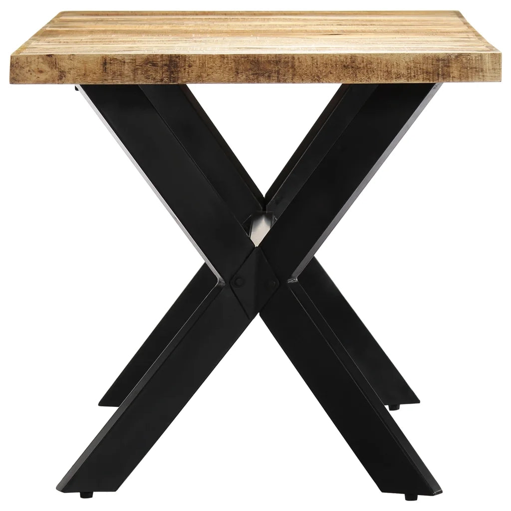 Tavolo da Pranzo 160x80x75 cm in Legno Massello di Mango  cod mxl 29855