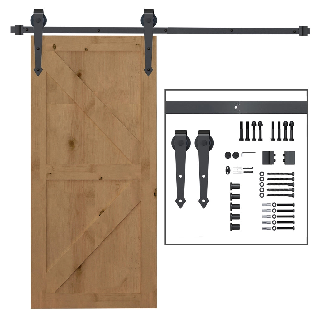 Kit Scorrimento Porte Armadio ¨C Zephmum ¨C Marrone 200cm