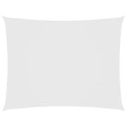 Parasole a Vela Oxford Rettangolare 2,5x4 m Bianco