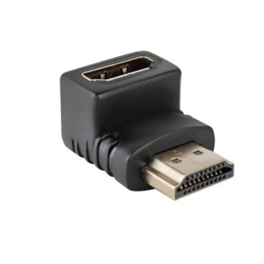 Trade Shop - Adattatore Video Da Hdmi Maschio A Hdmi Femmina 90°gradi Angolare Destro Hdmf-90 -