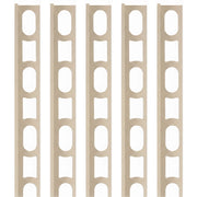 Profili in alluminio verniciato colore biscotto 188 a l per finitura parete proangle *** pezzi 5 pz, confezione 1