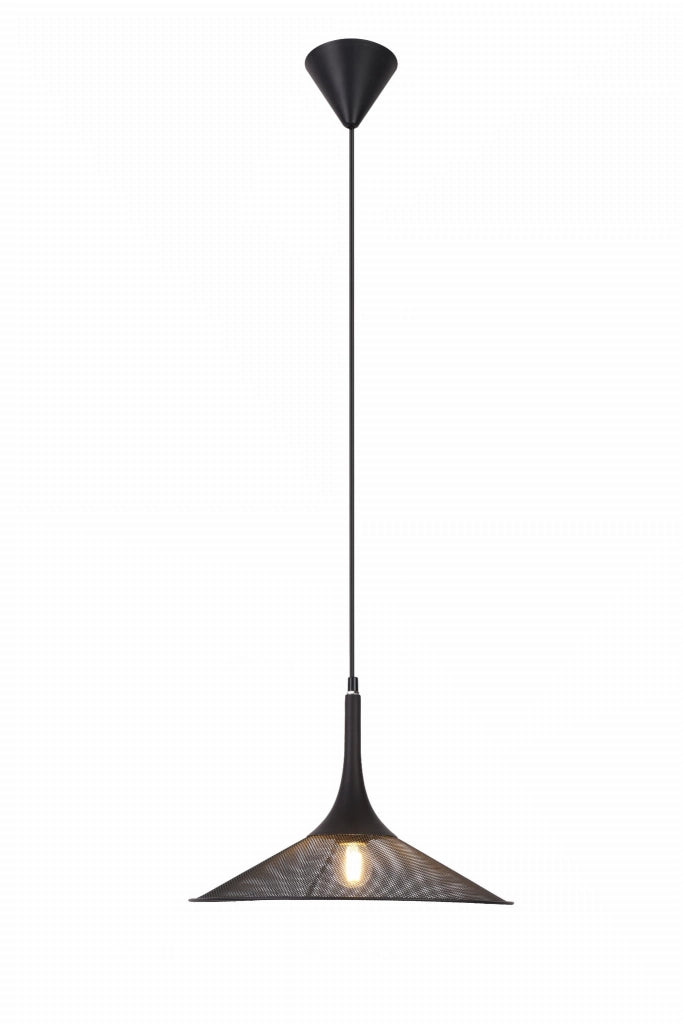 Lampada a sospensione Candellux Kiruna nera Ø25 E27