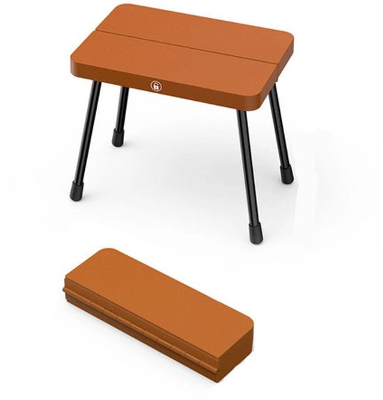 Sedia Portatile Ripiegabile - 29x20x25cm - Marrone | Per Campeggio, Giardinaggio, Barbecue & Attività All'aperto
