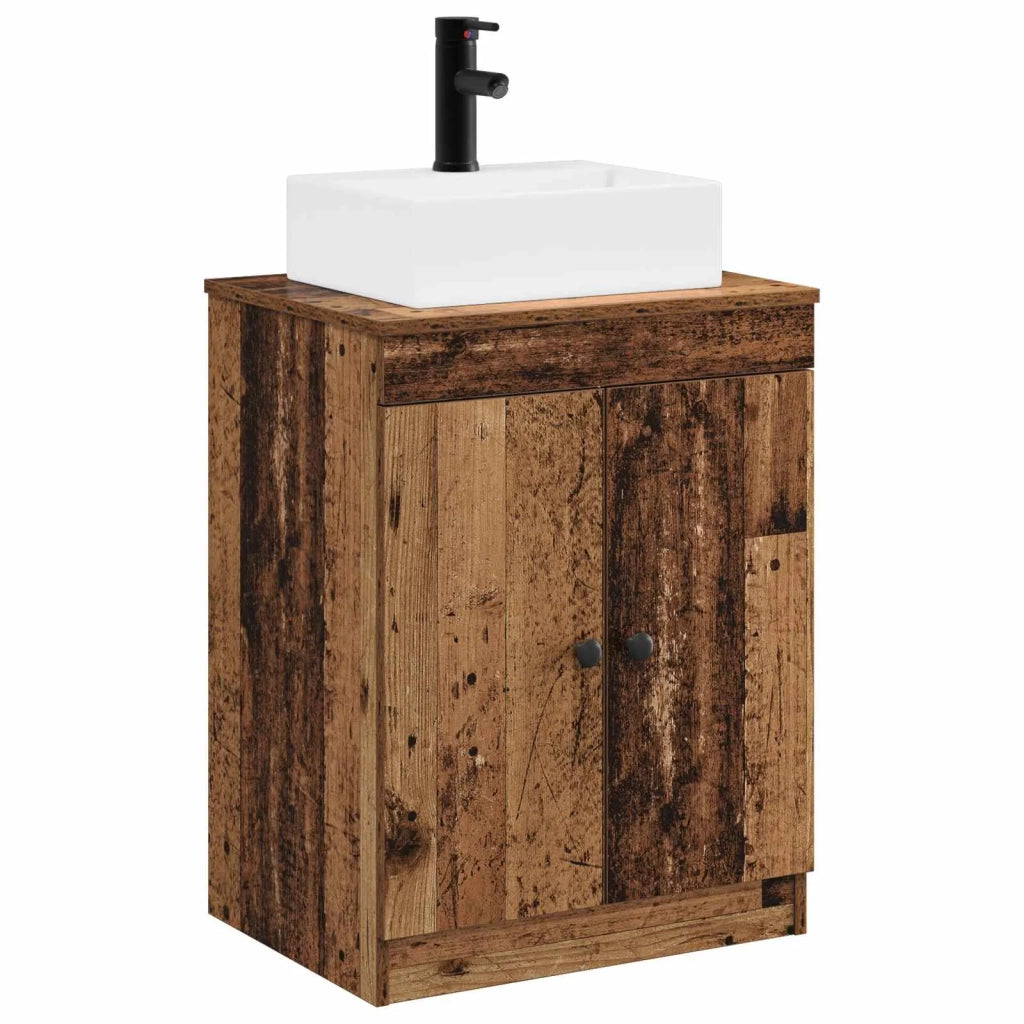 Set di mobili per il bagno Legno antico Legno ingegnerizzato 3404256