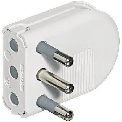 BTicino S2496TAE Spina Volante 2P+T 16A, Salvaspazio