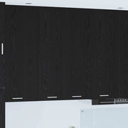 Armadio pensile Rovere Nero 60 x 31 x 100 cm Legno multistrato