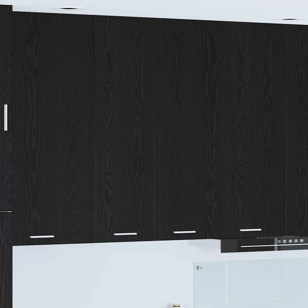 Armadio pensile Rovere Nero 60 x 31 x 100 cm Legno multistrato
