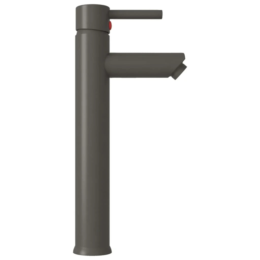 Lavandino da bagno con rubinetto e scarico a pulsante lavabo da appoggio lavabo da bagno lavabo per doccia vetro temperato diametro 42 cm nero 02_0002857