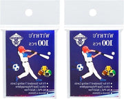 Hoesjes per ruilkaart 200 pezzi, copritaglia per carte da gioco standard, protezione per carte ultra-chiaro, carte da gioco, carte da baseball 6,3 x 8,9 cm.