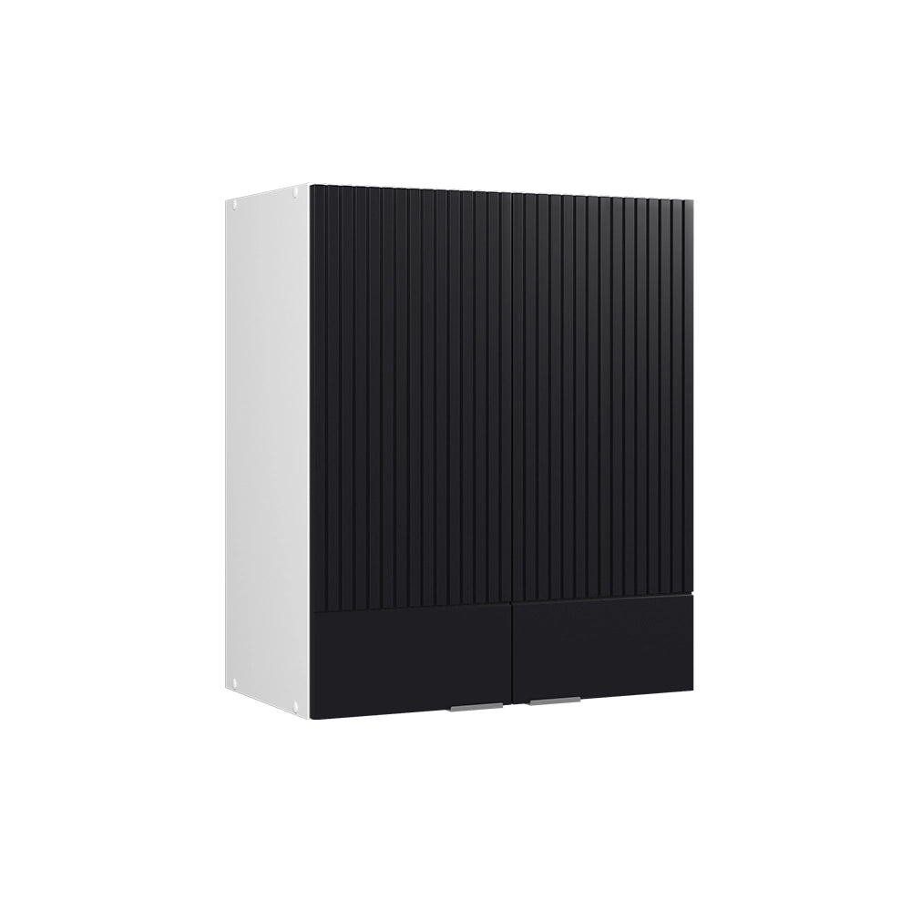 Pensile da cucina Fame-Line Nero rigato/Bianco 60 cm Vicco