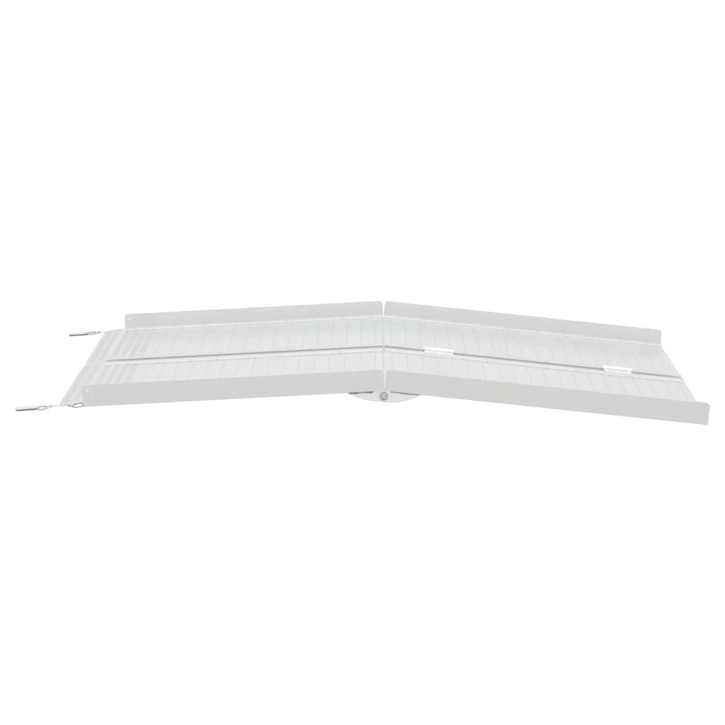 Rampa per sedia a rotelle 270 kg Argento 270 kg Alluminio 42021097