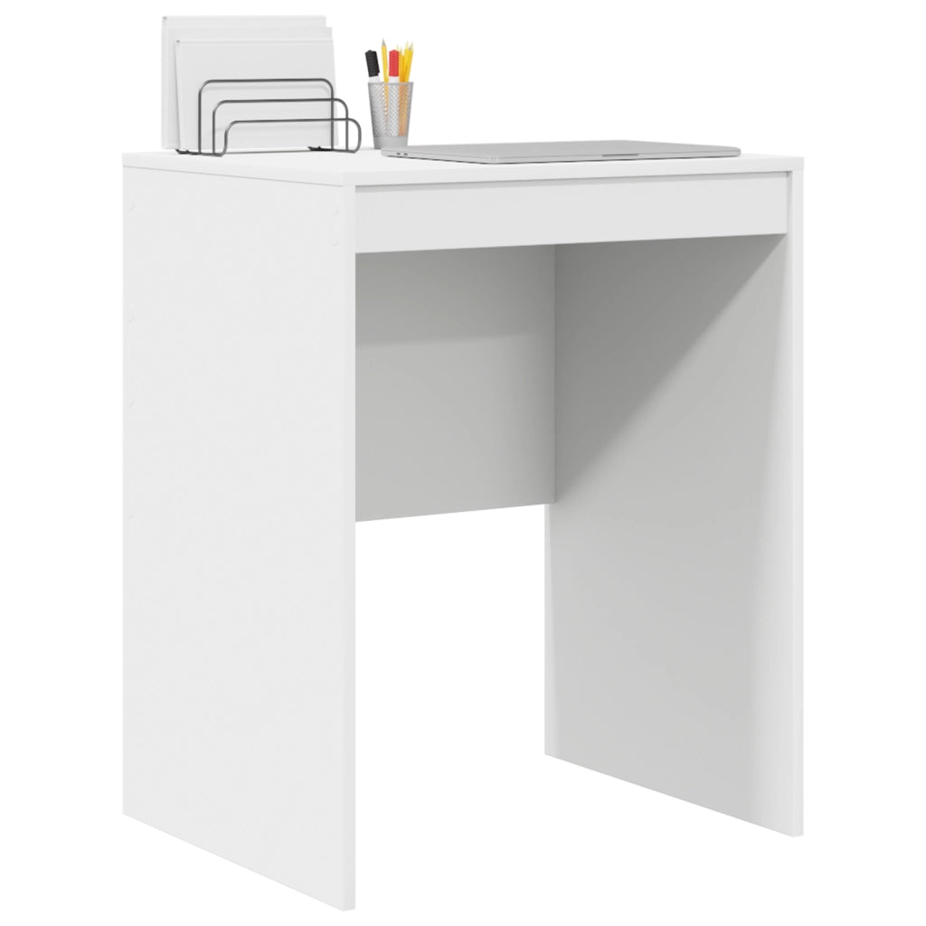 Scrivania Bianca Legno ingegnerizzato 60 x 50 x 76 cm Durevole