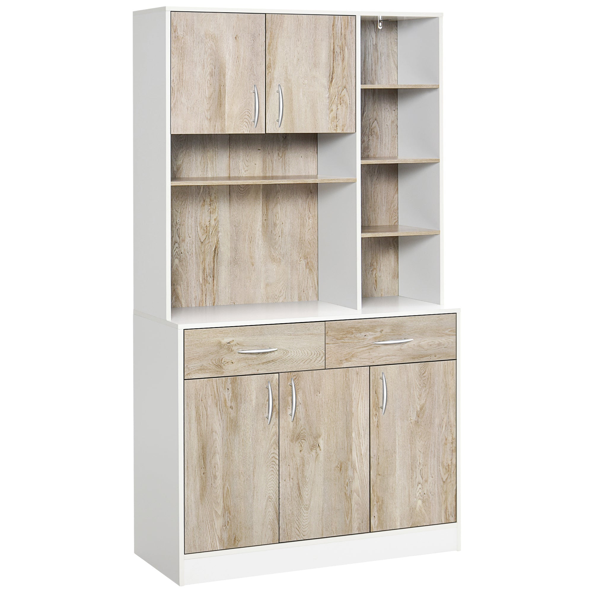 Mobile da Cucina Credenza  con Ante Cassetti e Vani Apeti 100x39x180 cm
