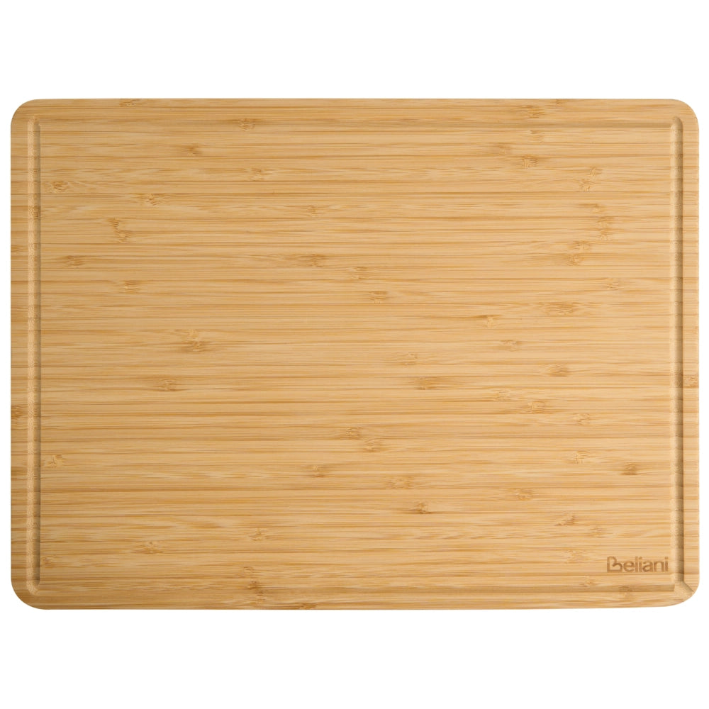 Set di 3 taglieri in bambù marrone chiaro con scanalatura per il succo Accessori da cucina