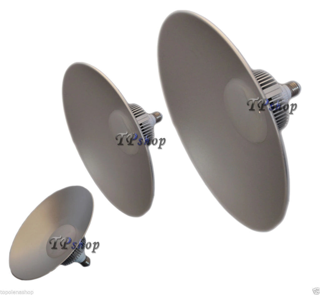 LAMPADARIO LAMPADA LED PARABOLA PARALUME LUCE BIANCA ATTACCO E 2730/50/70/100 W 30 Watt attacco e 27