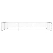 Canile da Esterno in Acciaio Zincato 6x6x1 m 170821