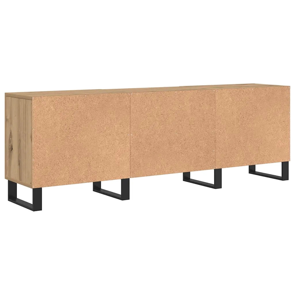 Mobile TV-Credenza per TV-Console TV Rovere artigianale 150 x 30 x 50 cm Legno multistrato 773143