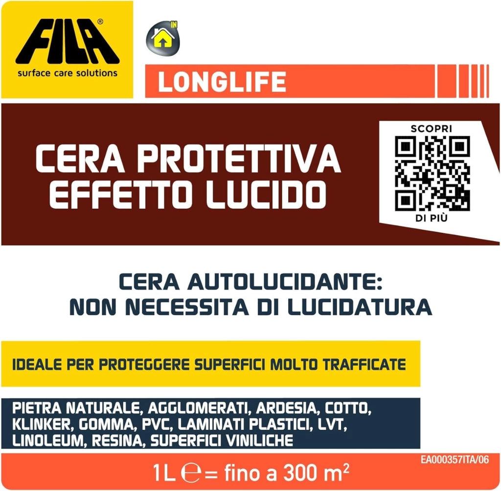 Fila Longlife Lt.5 Cera Protettiva Ad Effetto Lucido