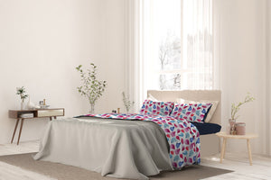 Set Lenzuola Singolo con Stampa Sopra Sotto e Federe Petali