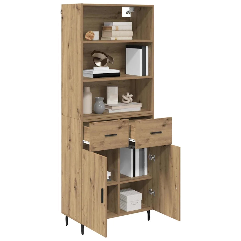 Credenza con cassetto Rovere artigianale 69,5 x 34 x 180 cm 3415893