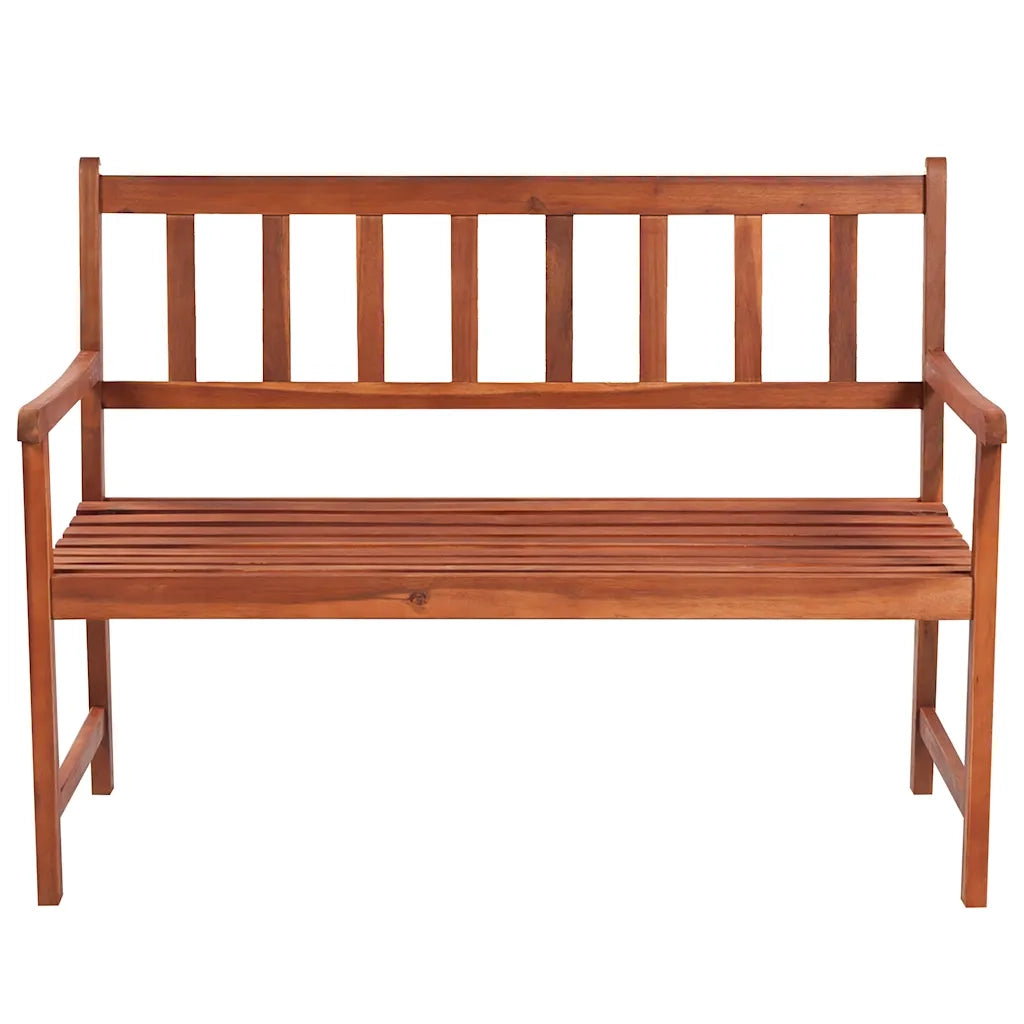 Panca da Giardino con Cuscino 120 cm in Massello di Acacia 3063777