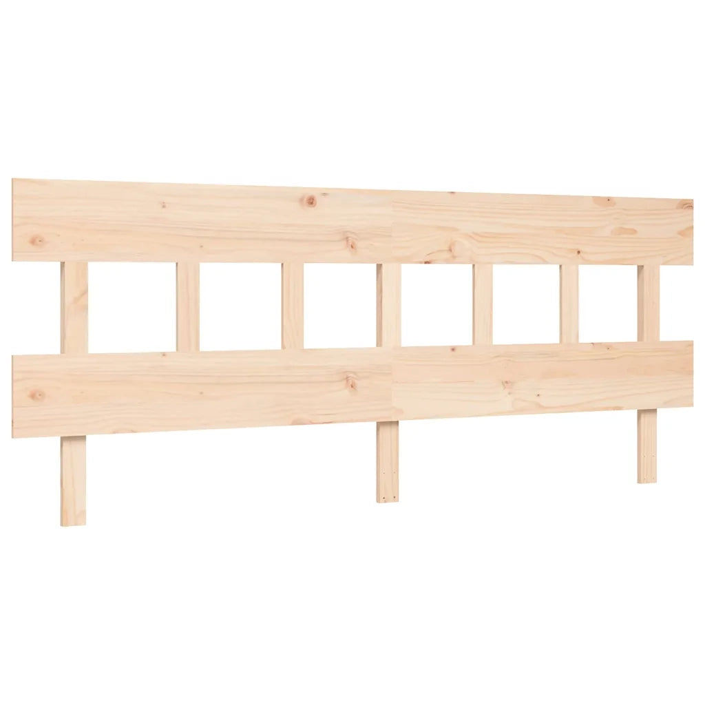 Giroletto senza Materasso-Struttura Letto 200x200 cm in Legno Massello di Pino 299783