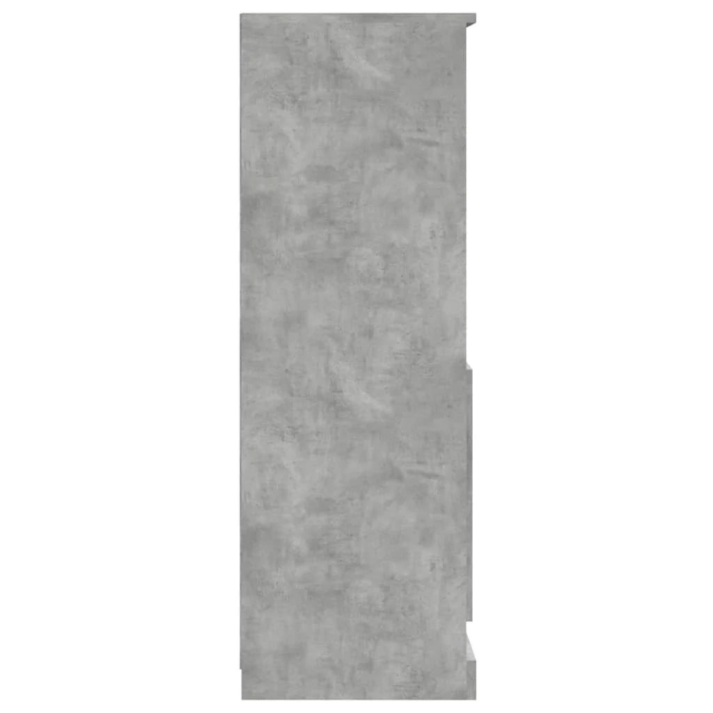 Buffet credenza cassettiera mobiletto mobile contenitore organizer per cucina soggiorno salotto alto 60 x 35,5 x 103,5 cm legno ingegnerizzato grigio 02_0034454