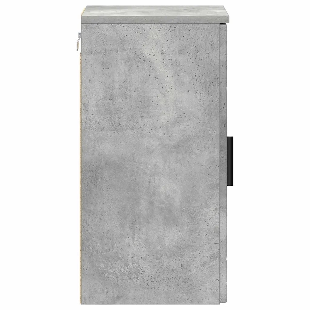 Mobile da Bagno con porta Grigio cemento 30 x 31,5 x 61 cm 883347
