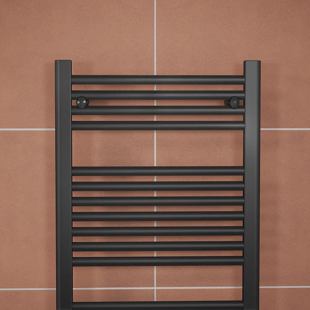 Termoarredo scaldasalviette 1200x550 nero opaco interasse 500 | Antares