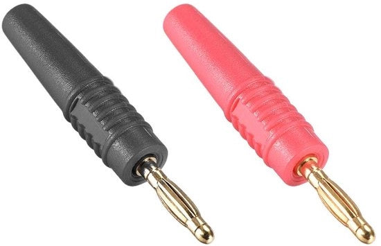 Cavo di collegamento per altoparlanti 2 mm - 10 A - Nero/Rosso