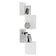Verretto, Mensola 3 Ripiani, 25x25x105h cm Bianco