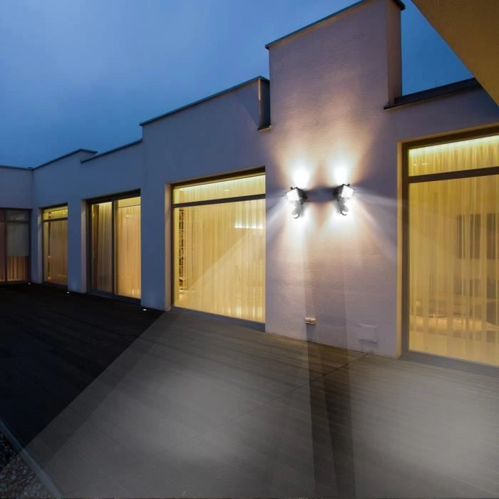 Proiettore solare LUMI JARDIN Cooper nero - H 22 cm - Nero