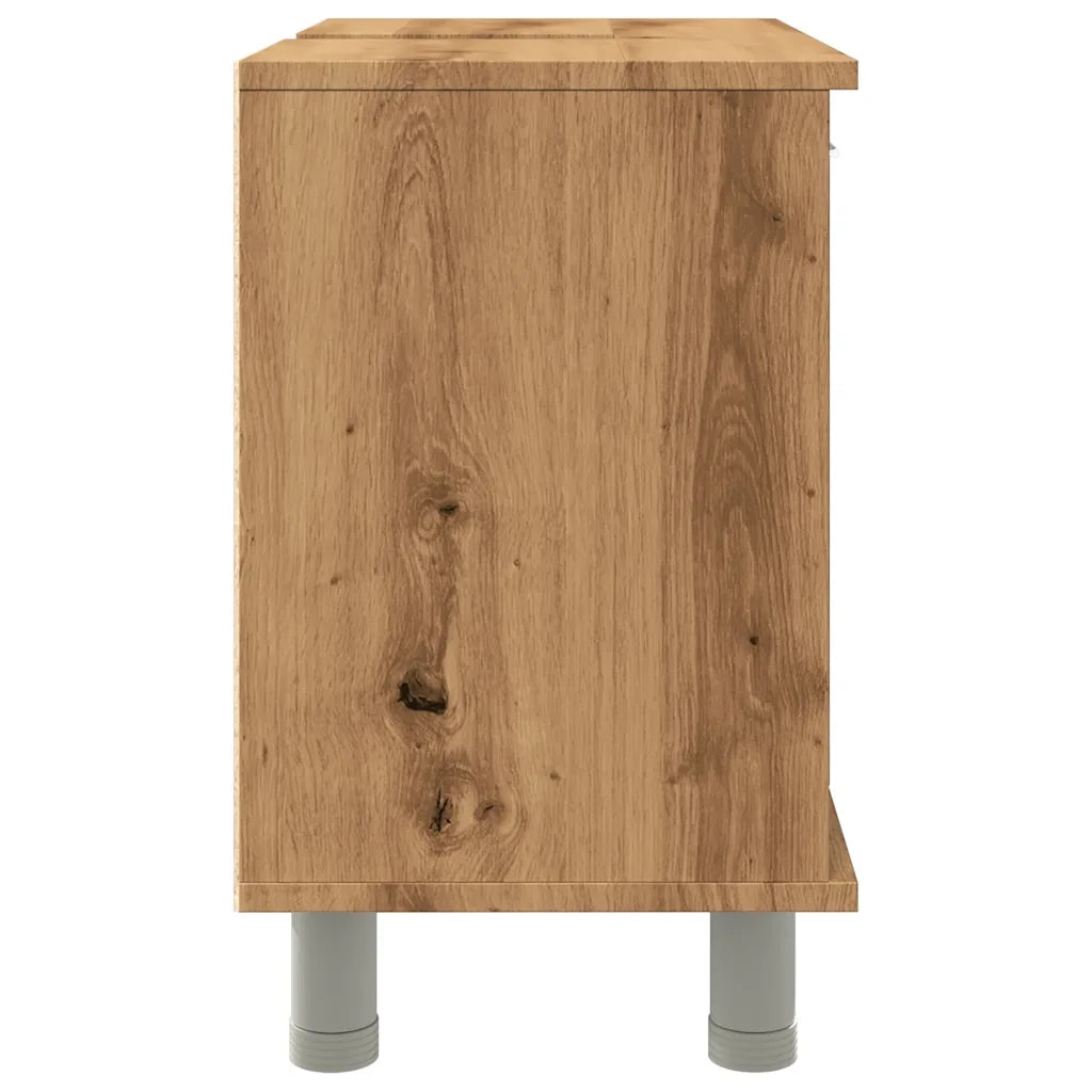 Armadietto Bagno Artigianale 60x32x53,5 cm Legno Multistrato 856145