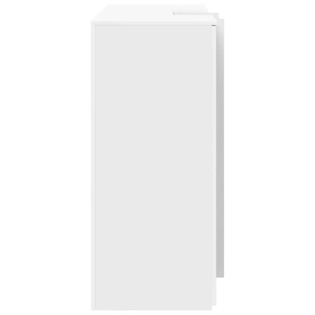 Banco Reception | Scrivania | Tavolo da Ufficio Bianco 155x50x103,5 cm in Legno Multistrato