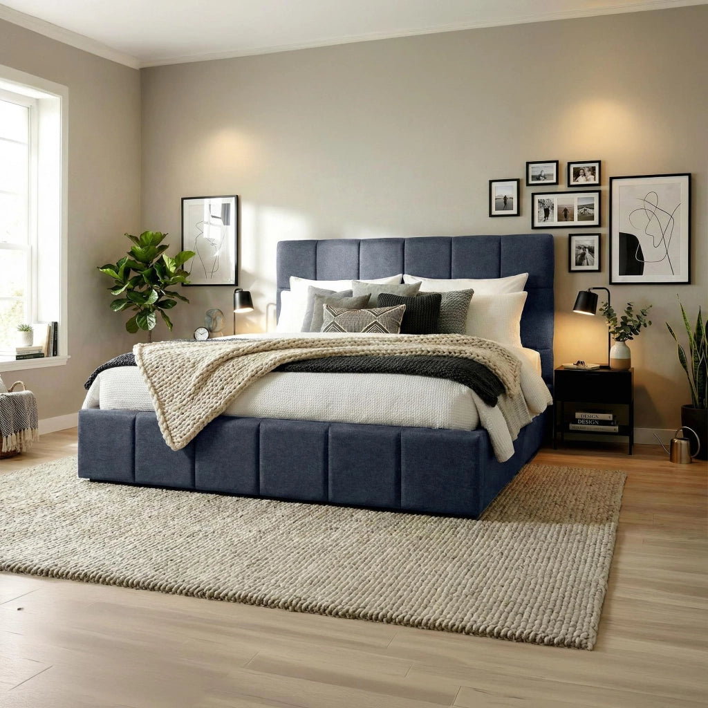 Letto Ladia tessuto 160x200 cm 1