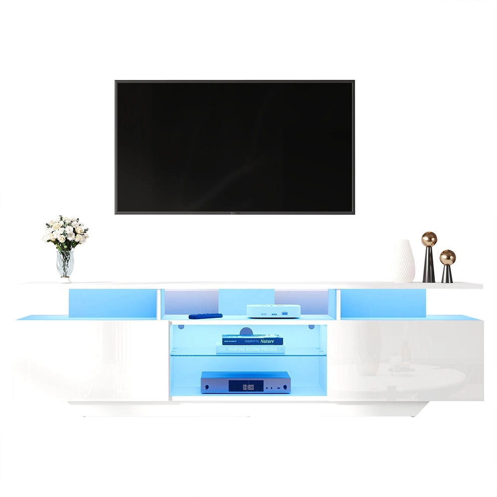 Mobile TV - Xylo - 160x40x45 cm LED 2 ante 8 ripiani