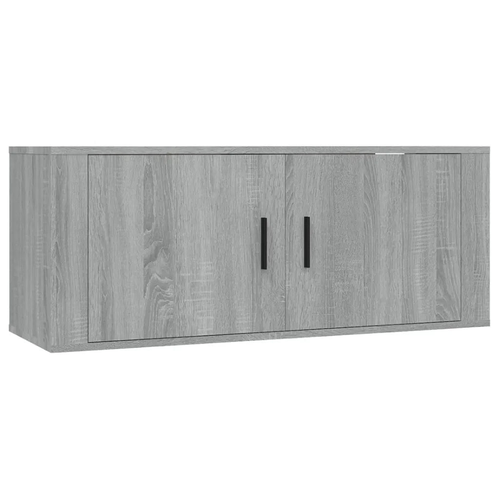 Set Mobili Porta TV 8pz Grigio Sonoma in Legno Multistrato 3188676