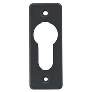 MOSTRINA RETTANGOLARE FORO SAGOMATO 06012 01 CISA - NYLON NERO MM 60X23- 5 pezzi