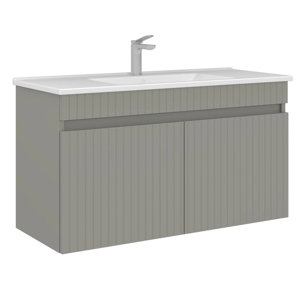 Mobile lavabo "Tivoli 100" - 100 x 45 x 57 cm - Cashmere opaco