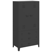 Armadio Industriale Nero 90x50x180 cm in Metallo CFW8963469