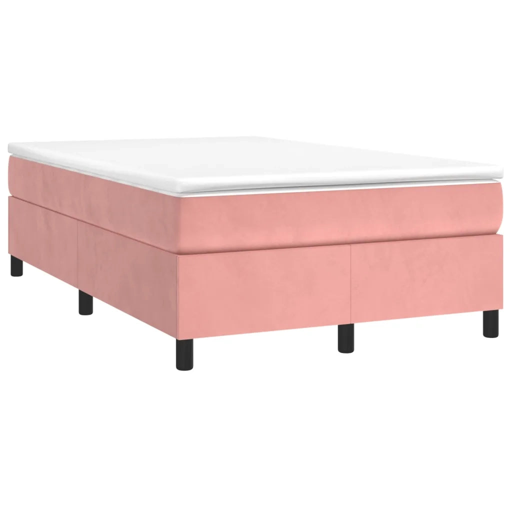 Giroletto a Molle con Materasso Rosa 120x200 cm in Vellutocod mxl 99927
