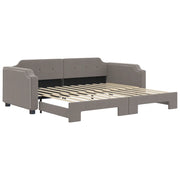 Divano letto | Sof¨¤ letto | Letto singolo Estraibile Tortora 90x200 cm in Tessuto