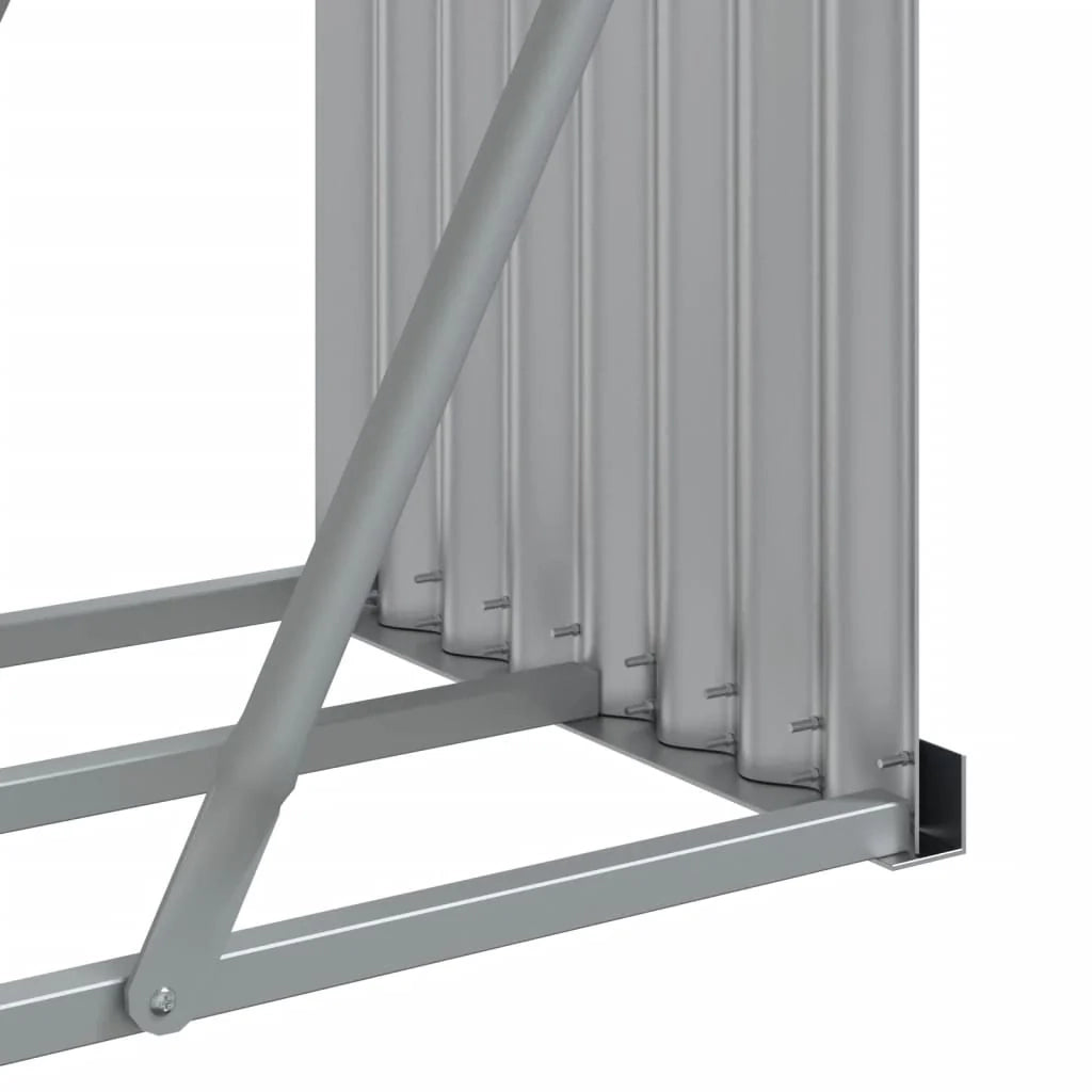 Portalegna 300 x 45 x 100 cm acciaio zincato antracite 02_0043769