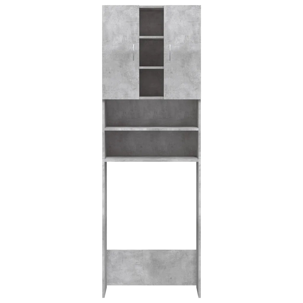 Mobile per Lavatrice Grigio Cemento 64x25,5x190 cm CFW4434280