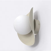 Lampada da parete Fiero Moka con diffusore in vetro