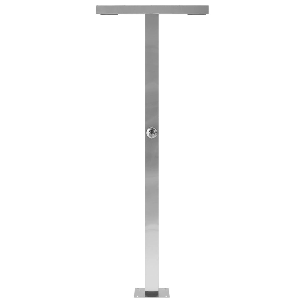 Doccia da esterno moderna in PVC argento giardino esterno glamour moderna